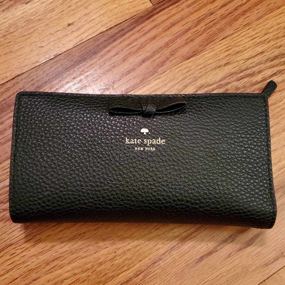 Kate spade stacey wallet in black